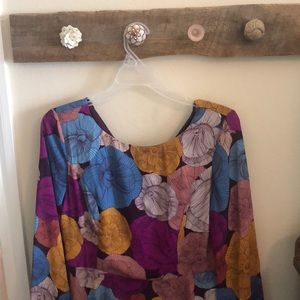 70s flower dress
